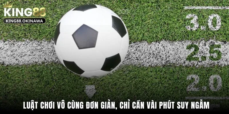 Bật Mí Cách Chơi Tài Xỉu Bóng Đá Dễ Hiểu Nhất Tại King88 2 Luật chơi vô cùng đơn giản, chỉ cần vài phút suy ngẫm