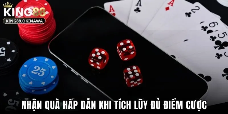 Khuyến Mãi King88 2 Nhận quà hấp dẫn khi tích lũy đủ điểm cược