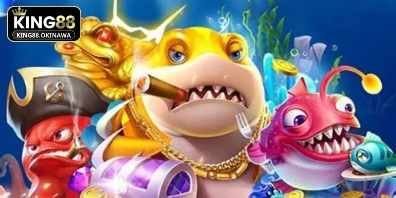 Bắn Cá Koi - Bí Kíp Săn Ngư Thắng Đậm Tại Nhà Cái King88 2 Lưới vây ngư tại King88 giúp hội viên săn ngư theo đàn